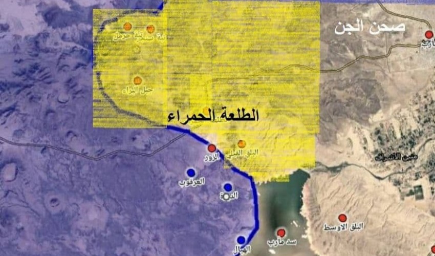 شاهد ... خارطة عسكرية توضح "سيطرة" الحوثيين على معسكر "صحن الجن" المطل على مدينة "مأرب" من جهة الشمال (خارطة + تفاصيل)